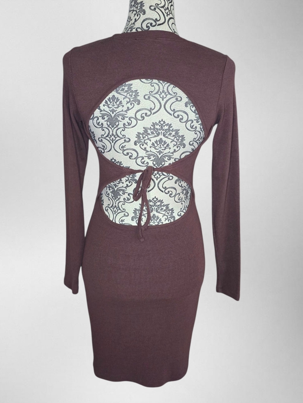 DYNAMITE Long Sleeve Bodycon Dress - Small - Picture 2 of 6